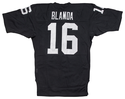 1975 George Blanda Game Used Oakland Raiders Home Jersey 
